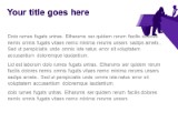 Concierge Purple PowerPoint Template text slide design